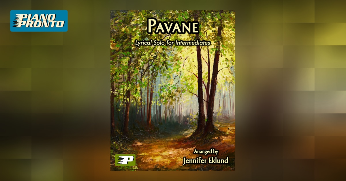 Look Inside Pavane Piano Pronto Publishing