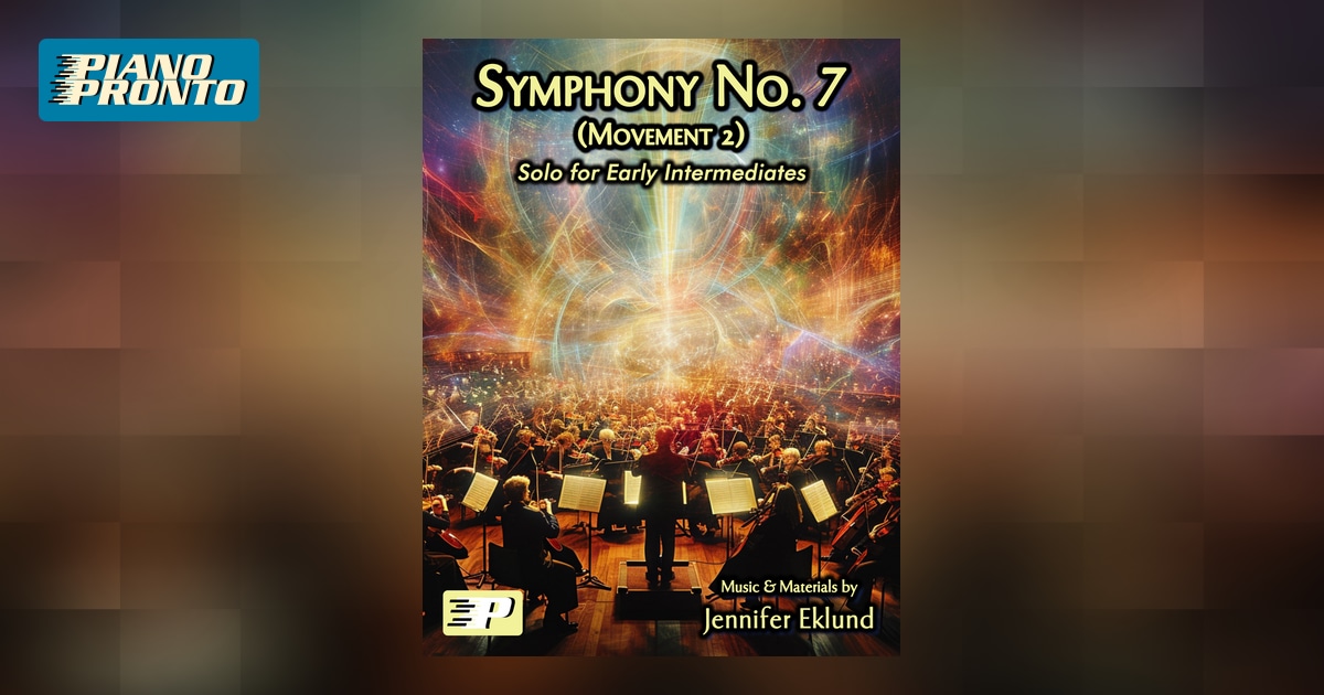 Look Inside Symphony No 7 Movement 2 Piano Pronto Publishing