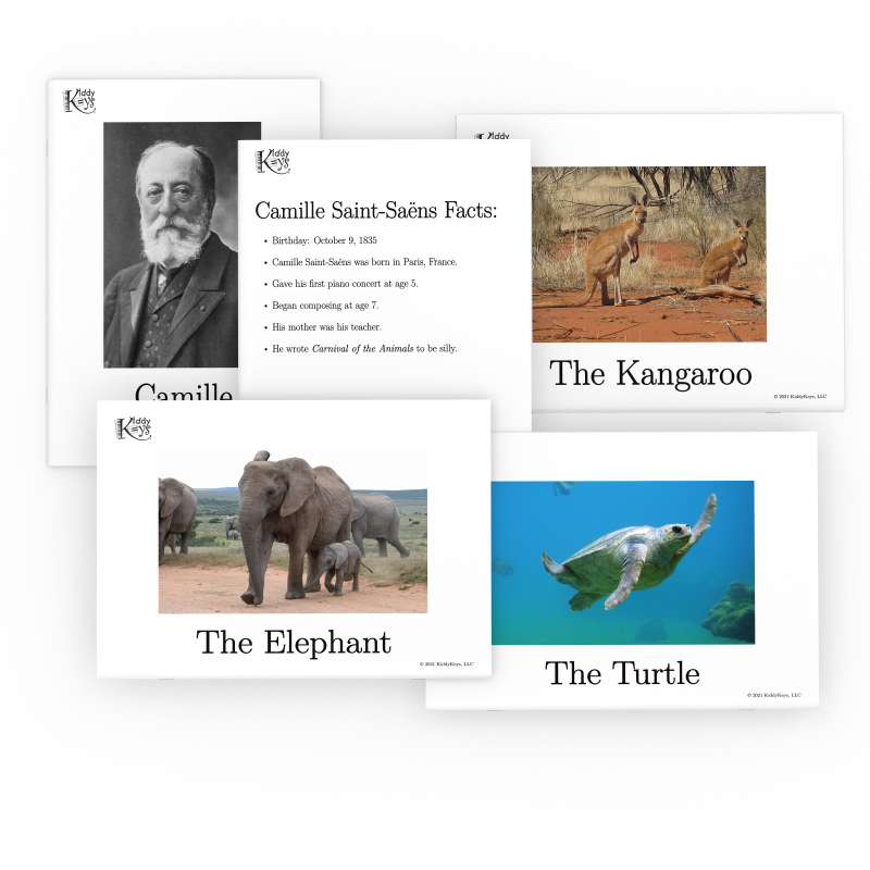 Carnival of the Animals Classroom Aid Cards