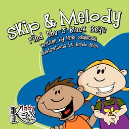 Skip & Melody Find the 3 Black Keys Storybook (Hardcopy)