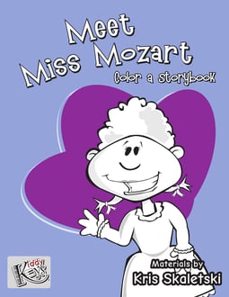 Meet Miss Mozart Color a Storybook