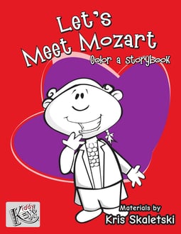 Let’s Meet Mozart Color a Storybook