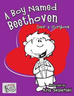 A Boy Named Beethoven Color a Storybook