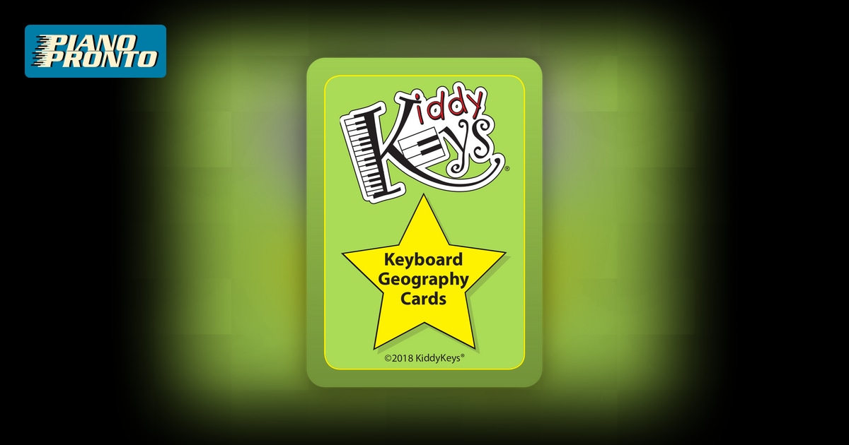 Keyboard Geography Cards Piano Pronto Publishing