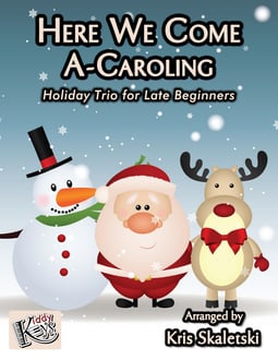 Here We Come A-Caroling Easy Trio (Digital: Unlimited Reproductions)