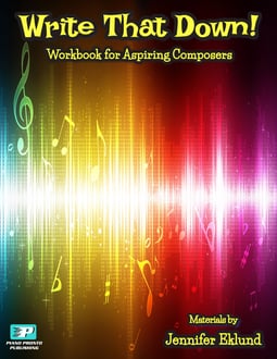 Write That Down! Composition Workbook (Digital: Studio License)