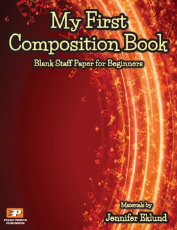 My First Composition Book A Sketchbook for Aspiring Composers (Digital: Studio License)