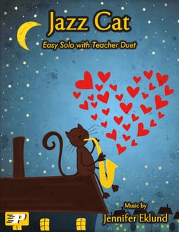Jazz Cat Easy Solo with Duet (Digital: Studio License)