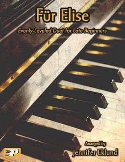Für Elise Easy Evenly-Leveled Duet (Digital: Single User)