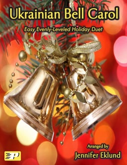 Ukrainian Bell Carol Easy Evenly-Leveled Duet (Digital: Single User)