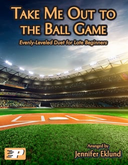 Take Me Out to the Ball Game Easy Evenly-Leveled Duet (Digital: Unlimited Reproductions)