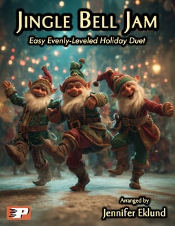 Jingle Bell Jam Easy Evenly-Leveled Duet (Digital: Studio License)