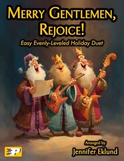 Merry Gentlemen, Rejoice! Easy Evenly-Leveled Duet (Digital: Studio License)