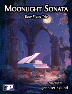 Moonlight Sonata Easy Piano Trio (Digital: Studio License)