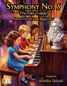 Symphony No. 5 (Victory Theme) Trio for Late Beginners (Digital: Single User)
