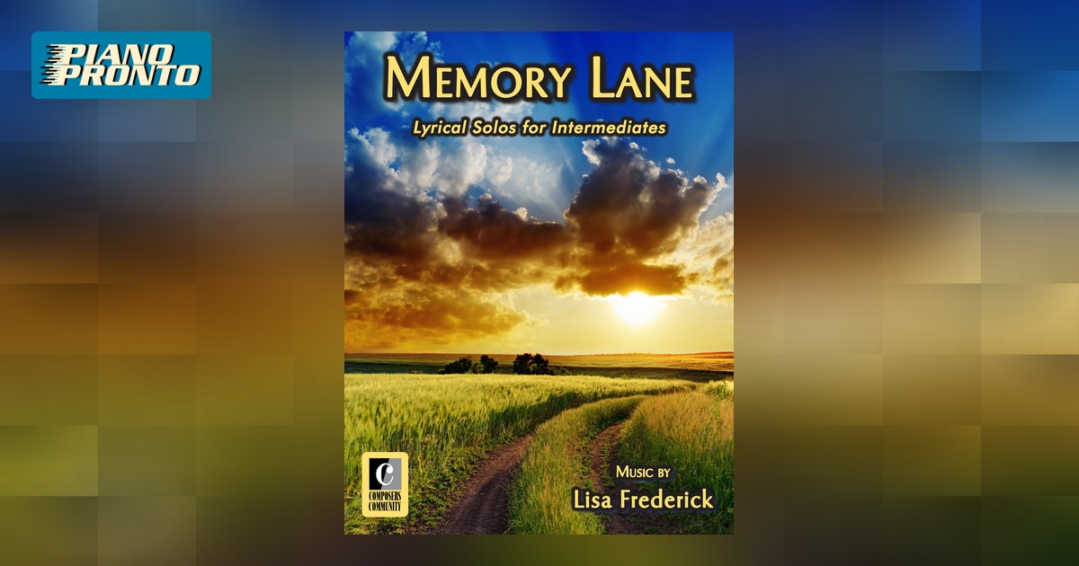 Look Inside Memory Lane Piano Pronto Publishing