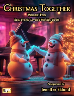 Christmas Together: Volume Two Easy Evenly-Leveled Duets (Hardcopy)