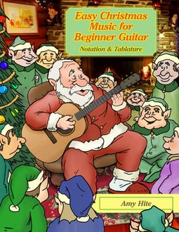 Easy Christmas Music for Beginner Guitar (Hardcopy)