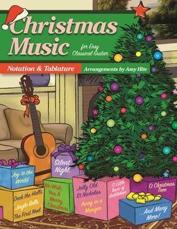 Christmas Music for Easy Classical Guitar (Standard Notation & Tablature) (Hardcopy)