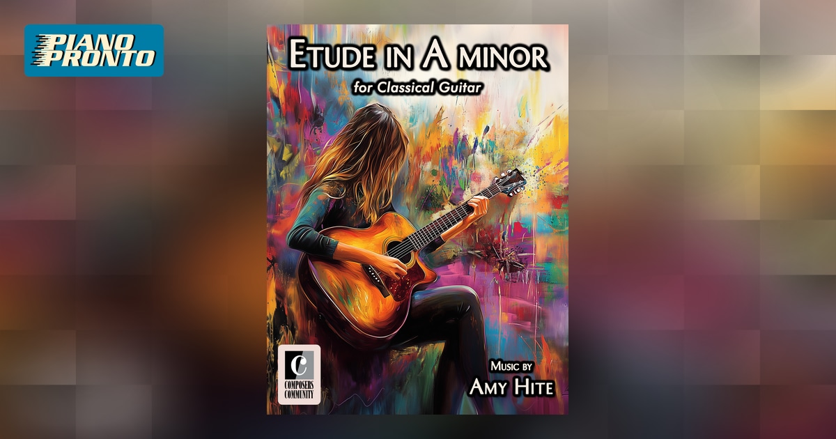 Etude in A minor | Piano Pronto Publishing