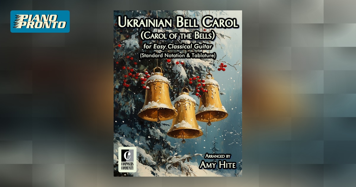 Ukrainian Bell Carol (Standard Notation & Tablature) Piano Pronto