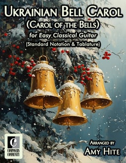 Ukrainian Bell Carol (Standard Notation & Tablature)