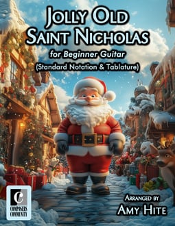 Jolly Old Saint Nicholas (Standard Notation & Tablature)