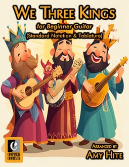 We Three Kings (Standard Notation & Tablature)