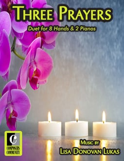 Three Prayers Advanced Duet for Two Pianos (Digital: Single User)