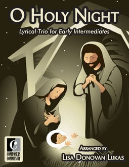 O Holy Night Easy Trio (Digital: Single User)