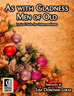 As with Gladness Men of Old (Digital: Studio License)