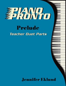 Piano Pronto® Teacher Duets: Prelude (Hardcopy)