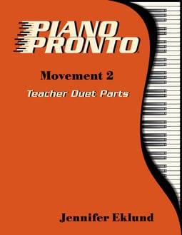 Piano Pronto® Teacher Duets: Movement 2