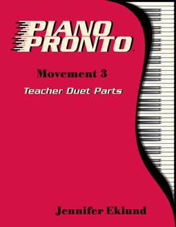 Piano Pronto® Teacher Duets: Movement 3