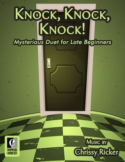 Knock, Knock, Knock! Easy Evenly-Leveled Duet (Digital: Studio License)