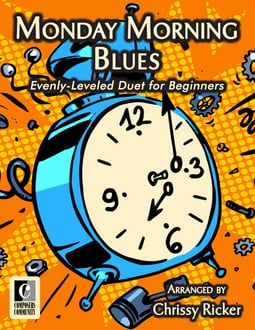 Monday Morning Blues Easy Evenly-Leveled Duet (Digital: Single User)