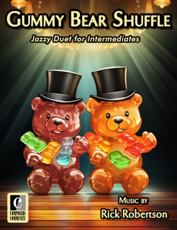 Gummy Bear Shuffle Duet for Intermediates (Digital: Single User)
