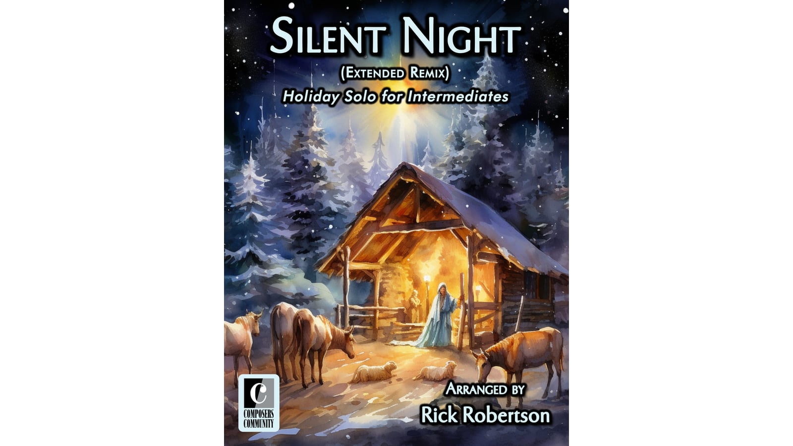 【中古】 Romantic Punch / 3rd Mini Album: Silent Night Silent Night | Piano Pronto Publishing