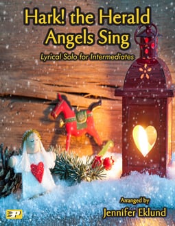 Hark! the Herald Angels Sing Lyrical Piano Solo (Digital: Studio License)