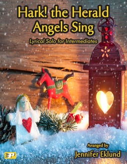 Hark! the Herald Angels Sing Lyrical Piano Solo (Digital: Single User)