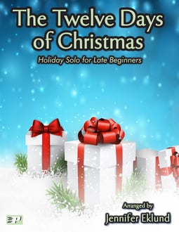 The Twelve Days of Christmas Easy Piano Solo (Digital: Unlimited Reproductions)