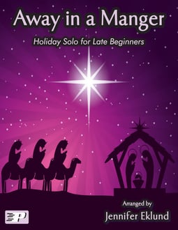 Away in a Manger Easy Piano Solo (Digital: Single User)