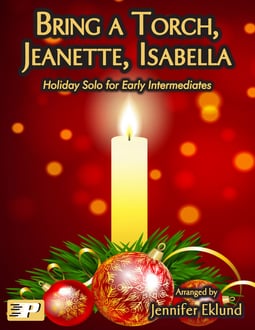Bring a Torch, Jeanette, Isabella Easy Piano Solo (Digital: Studio License)