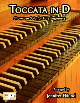 Toccata in D Easy Piano Solo (Digital: Unlimited Reproductions)