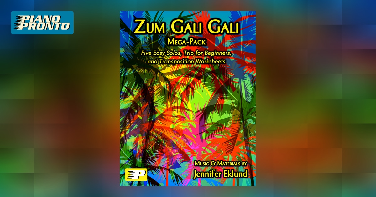 Zum Gali Gali MegaPack Piano Pronto Publishing