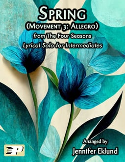 Spring (Movement 3: Allegro) Intermediate Piano Solo (Digital: Unlimited Reproductions)