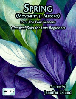 Spring (Movement 3: Allegro) Solo for Late Beginners (Digital: Single User)