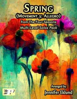 Spring (Movement 3: Allegro) Multi-Level Solos Pack
