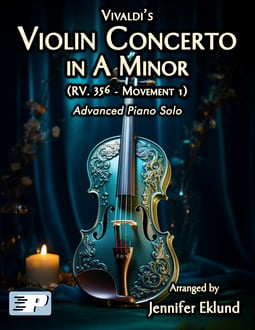 Violin Concerto in A Minor (Movement 1) Advanced Piano Solo (Digital: Single User)