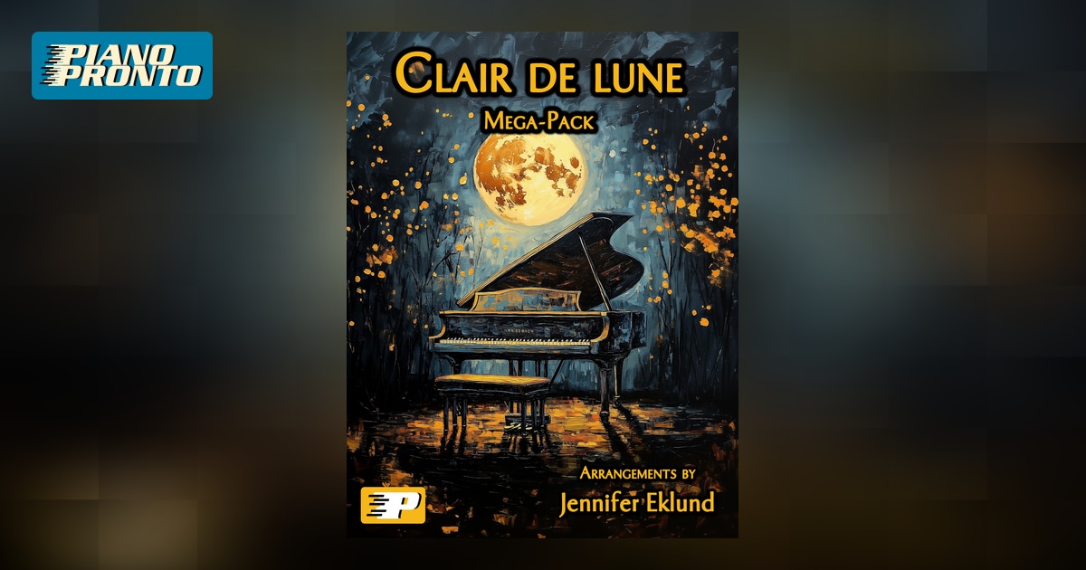 Clair de lune Mega-Pack | Piano Pronto Publishing
